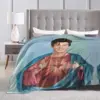 Shawn Mendes Music Singer Flannel Blanket Quality Warm Soft Model Funny Religious Throw Blanket Winter Camping Bed Bedspread 4