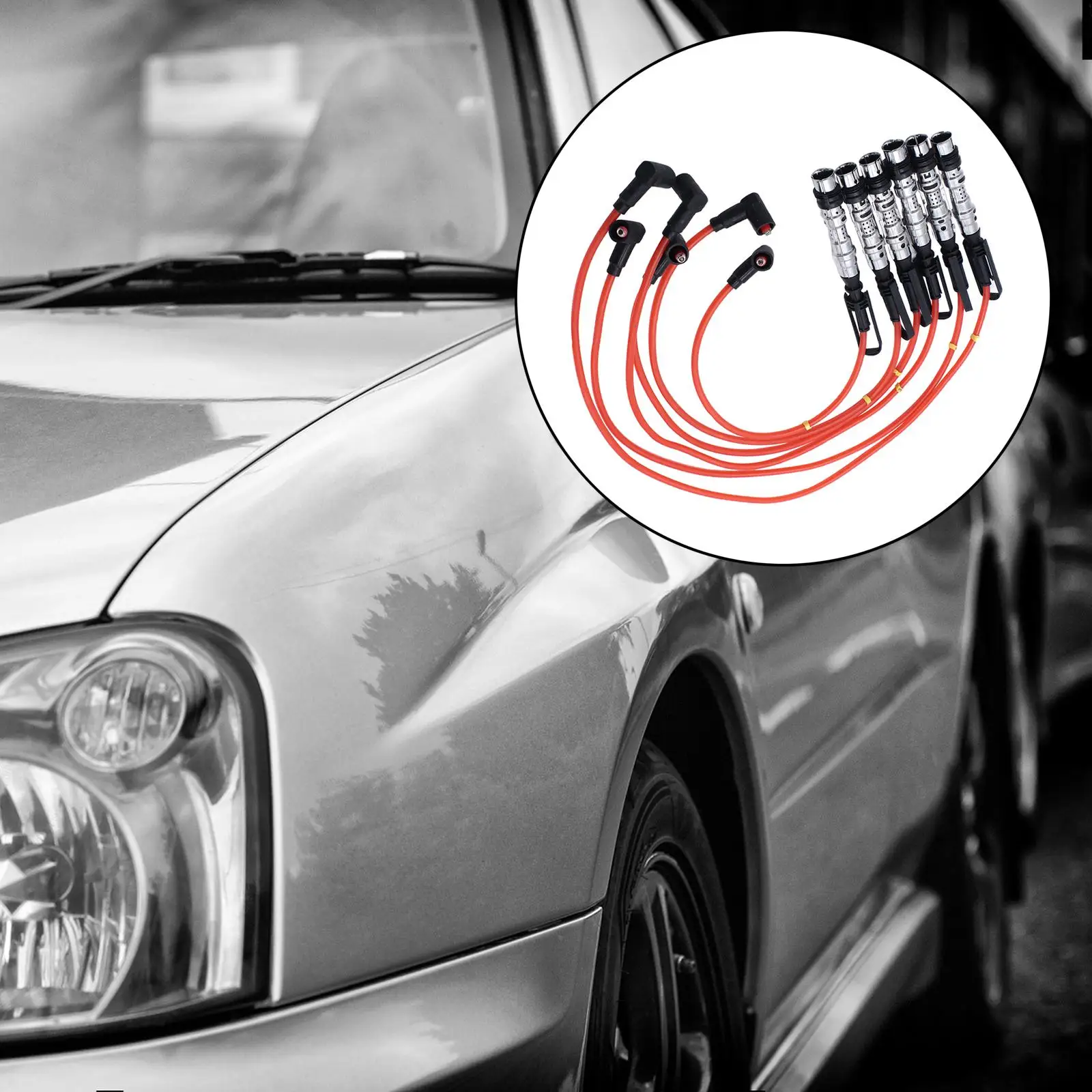 Spark Plug Wire Set 021905409t ,with Pull Rod Ignition , Cable Spark