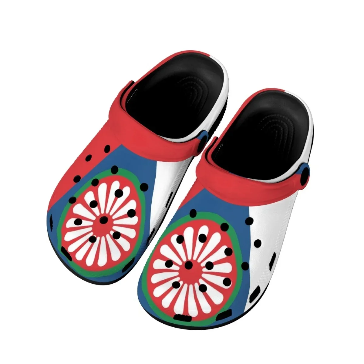 Romany Roma Travelers Flag Print Non-slip Bathroom Slippers Lightweight High Quality Casual Couple Sandals Summer Beach Flats