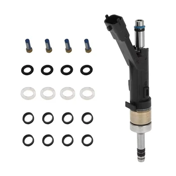 4 Set di Parti Auto, Kit di Riparazione Iniettore Carburante a Iniezione Diretta 9810335380 Adatto per Peugeot 308, 408 Citroën C1 C3 C4 1.2T