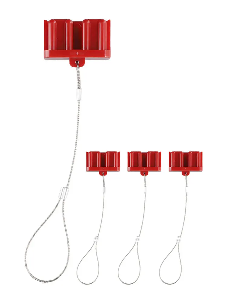 4PCS Staub Kappe Kit Schwarz/Rot FÜR Anderson Stecker Abdeckung Stil Anschlüsse Batterie Caravan 50A/120A/175A rechteckige Staub Abdeckung – Detail 18