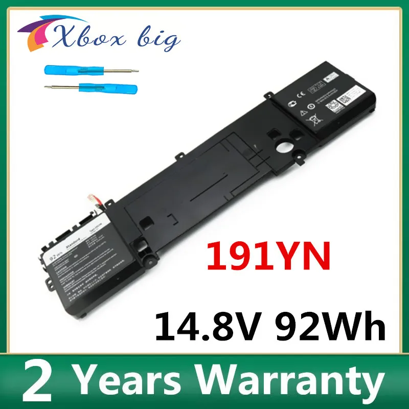 

Новый аккумулятор 191YN 410GJ 8NH5 5 для Dell Alienware 15 R1,15 R2, ALW15ED-1828 2F3W1 ALW15ED-1718 P42F