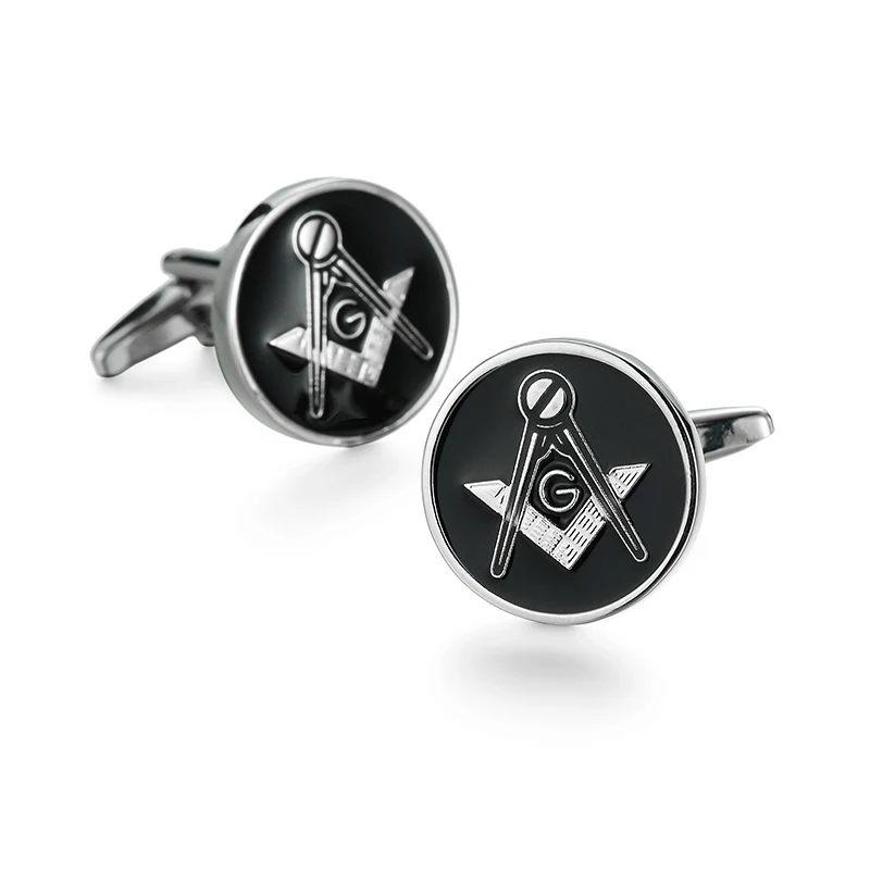 Elegant Copper Men's Cufflinks with Cross Leather Rope Design