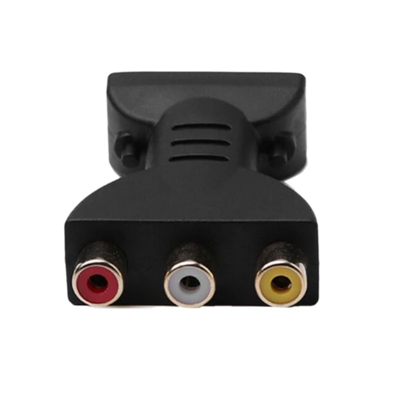 HDMI-Compatible to 3 RGB RCA Video Audio Adapters HDMI-Male to 3 RCA Video Audio Adapter Component Connector