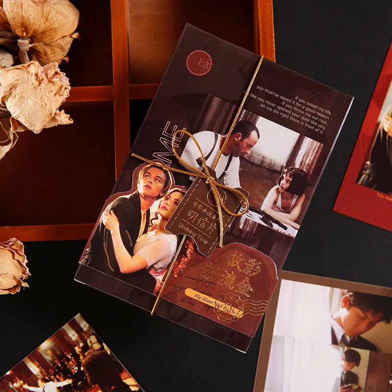 

30 Sheets/Set Creative Retro Movie Series Postcard Titanic Greeting Cards Birthday Letter Gift Card Message Card