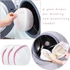 Folding Laundry Bag Bra Washing Bag Washing Machine Anti-deformation Bra Storage Bags Underwear Protective Zipper Laundry Bag 5
