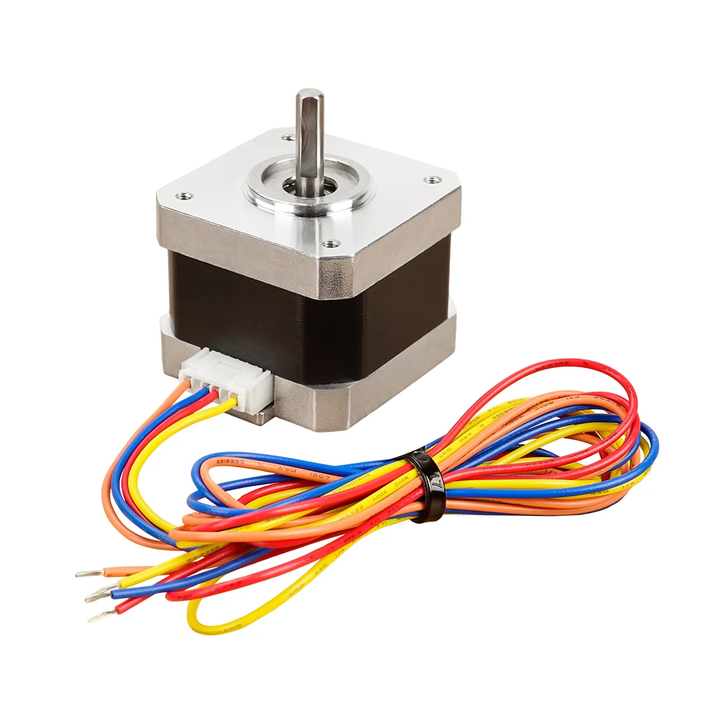 Motor, 2.5kg.cm, Eixo Único, 42HS34 para Impressão 3D, 1.2A, Eixo em Forma D