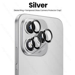 Aluminum Alloy Ring Camera Protector with HD Glass Lens Cover for Honor 400 Lite (Sliver-01)