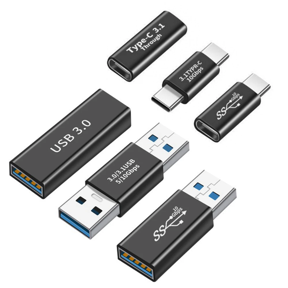 

USB 3.1 type-c adapter connected to AF dual female converter charging data phone computer USB drive extender C-type