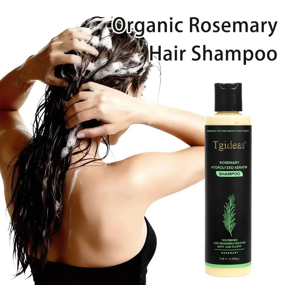 Tigdeas Shampoo al Rosmarino Volumizzante e Rinforzante 220ml, Shampoo Biologico al Rosmarino per Volume e Spessore - immagine 5
