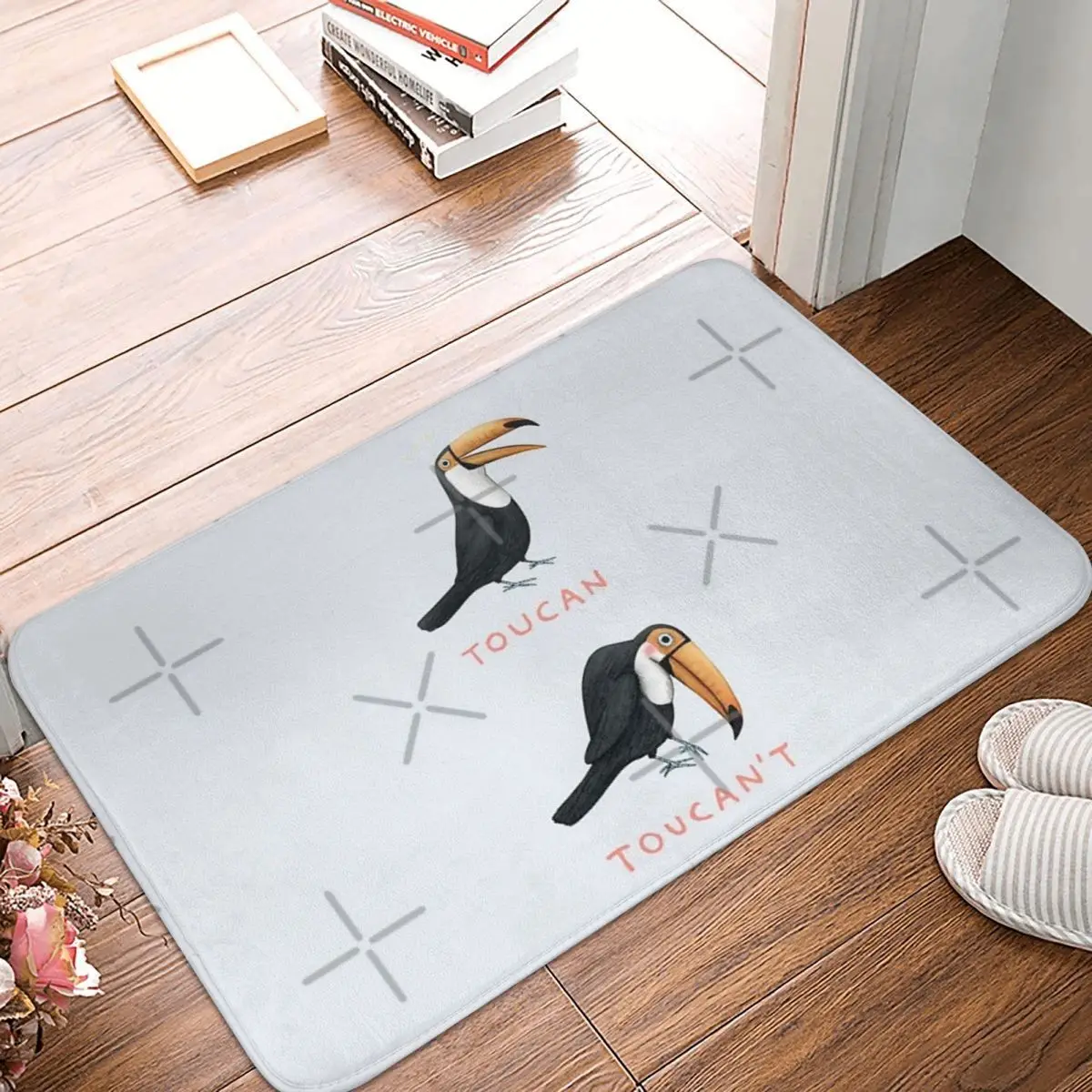 

Коврик Toucan не 40x60 см, полиэстер, настраиваемый, практичный, для помещений