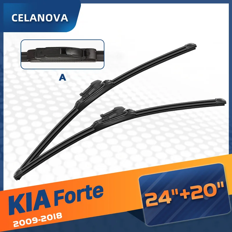Windshield Wiper Blade For Kia Forte 20092018 24"+20" Frameless