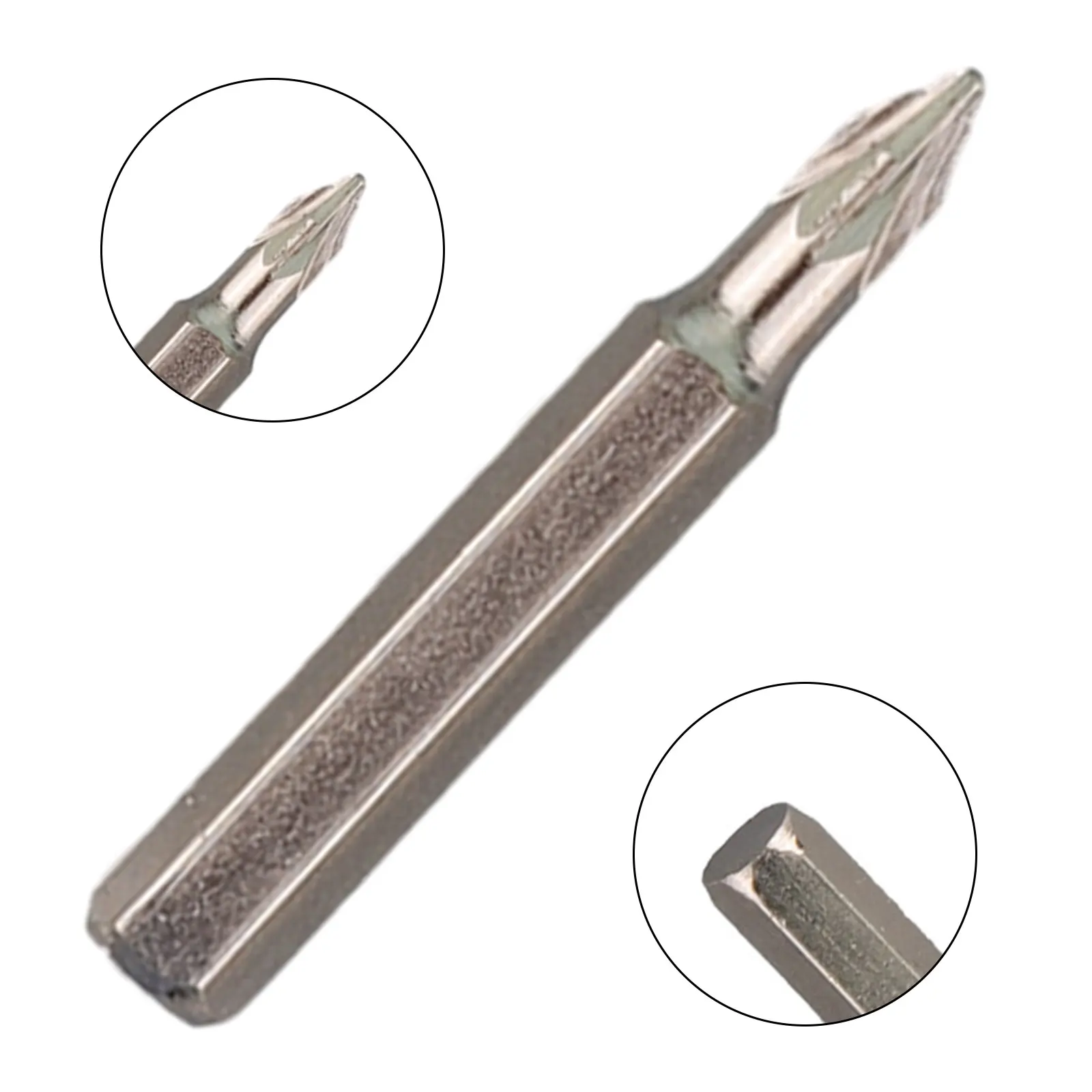 

Power Tools Screwdriver Bit Set 4mm Shank Assembly Chrome Vanadium Steel Screwdriver Silver Torx Slotted Cross