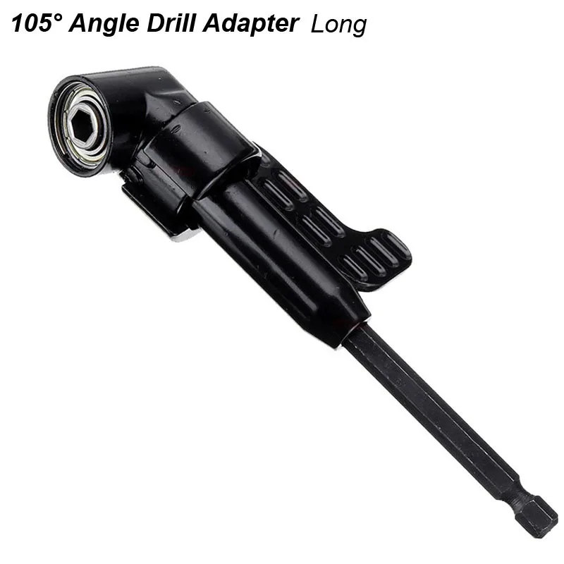 Angle Screwdriver Attachment 1/4-Inch 105 ° Angle Adapter Screwdriver Attachment With Handle For Electric Screwdriver - View #2