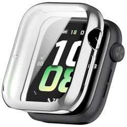 Flexible TPU Protective Case and Screen Protector for Honor Watch 5 (Silver)
