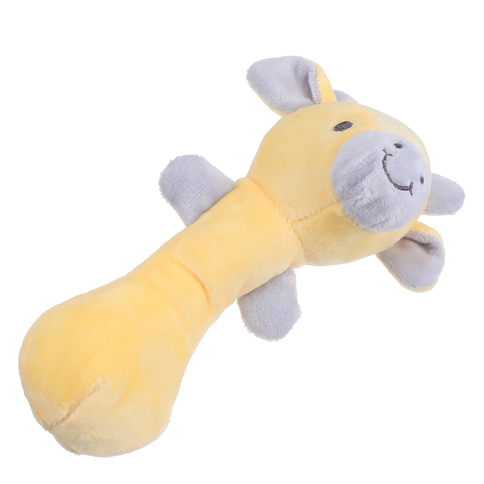 

Cartoon Stuffed Animal Baby Plush Hand Rattle Squeaker Stick for Toddlers