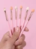 41535-1d92b8.jpg 6PCS Pink eyeshadow brush set, sponge eyeshadow stick, blending brush, concealer brush, multi-functional eye makeup brush