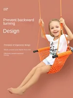 Hammock Chair Kids Hammock Swing Children Swing Seat Garden Hanging Chair Handmade Weaving Swing Chair For Outdoors Indoors 2