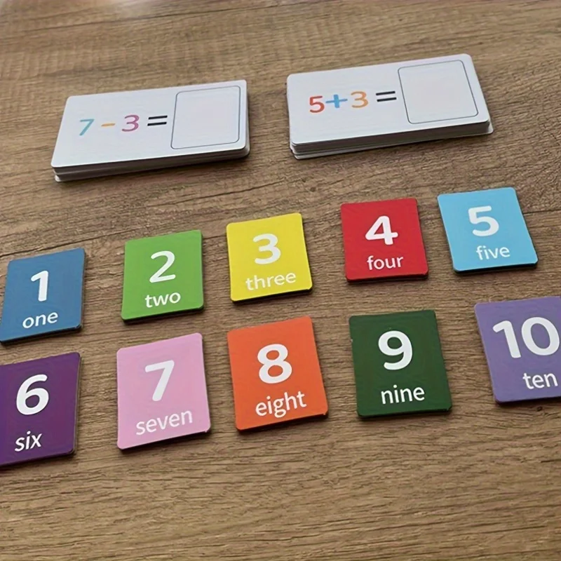 Children's math early education teaching aids, number cognition matching, mathematical operations learning, educational toys