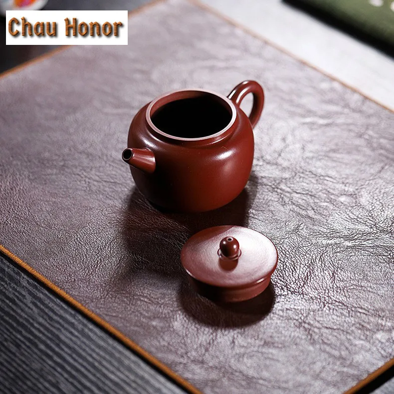 220ml Classic Yixing Purple Clay Teapots Master Handmade Pot Raw Ore Purple Zhu Mud Kettle With Filter Chinese Zisha Tea Set