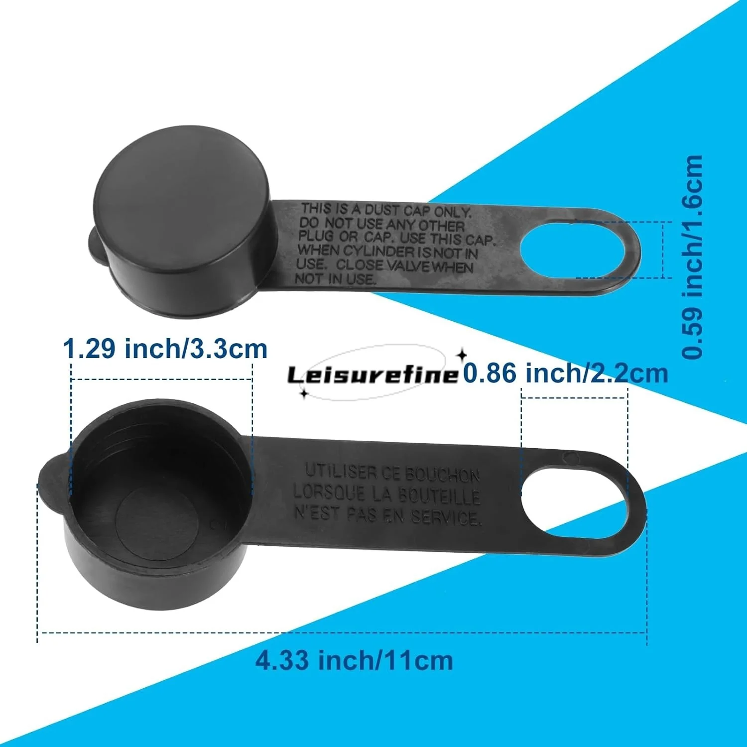 QCC1 Dust Caps with Strap 1.32