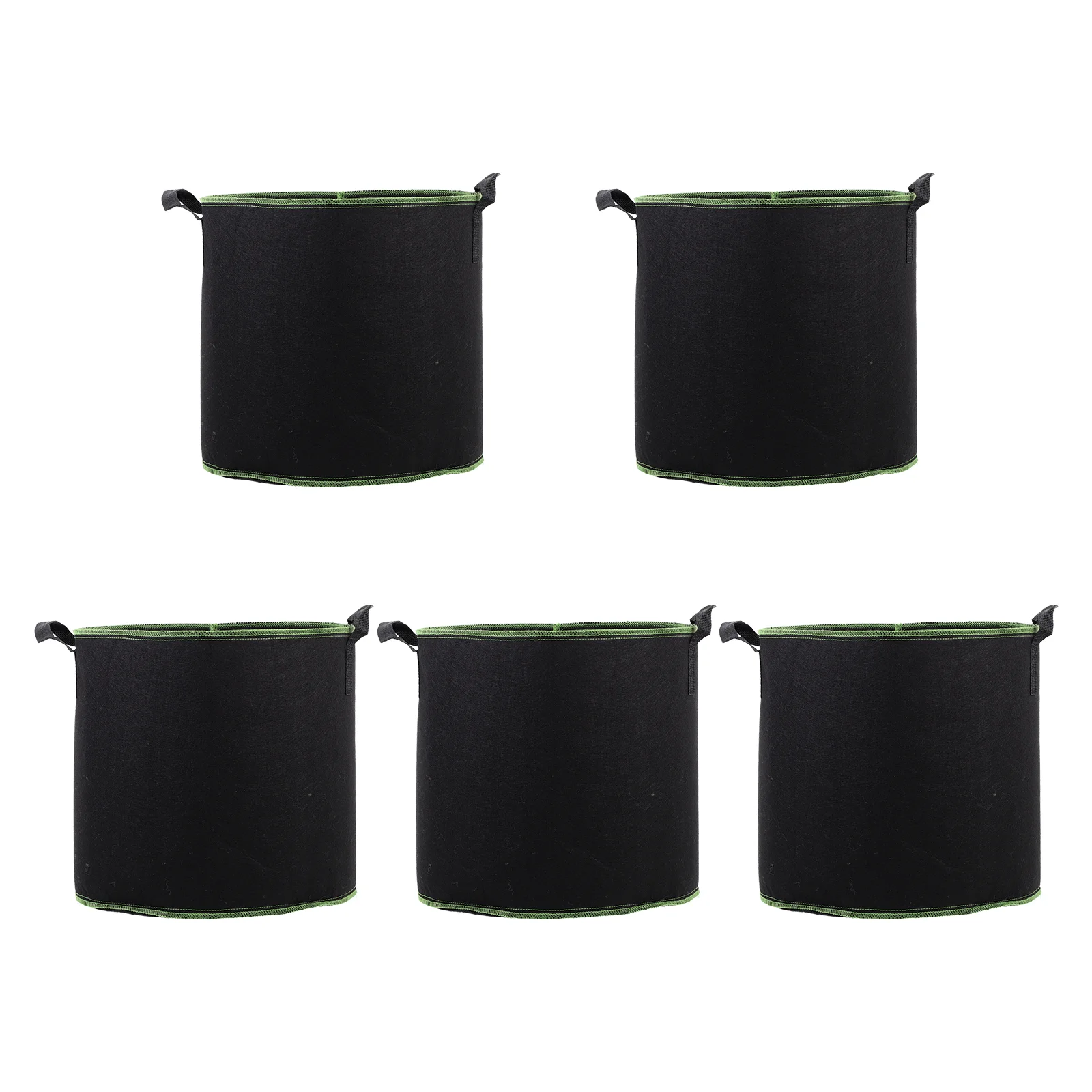 

5 Pcs 4 Gallon Grow Bags Breathable Planter Bags Nursery Pots Handles Pots Container Fabric Pots Plants Flower