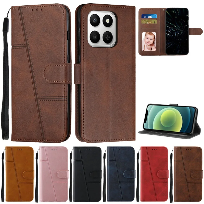 Deluxe Flip Wallet Book Cover - 5G Smart Protective Phone Case
