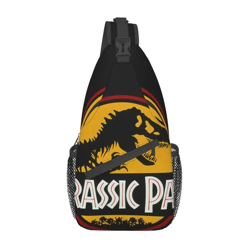 

Jurassic Park Ancient Animal Sling Chest Crossbody Bag Men Casual Giant Dinsaur Shoulder Backpack for Traveling