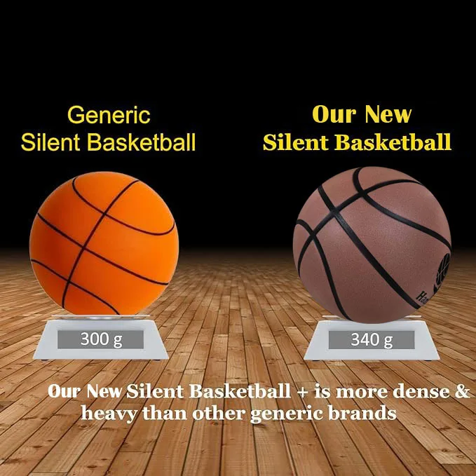 Mute Bouncing Basketball Ball Standard Size 7 Indoor Dribble Practice Silent Basketball Bounce Quietly Soft Foam Ball No Noises 5