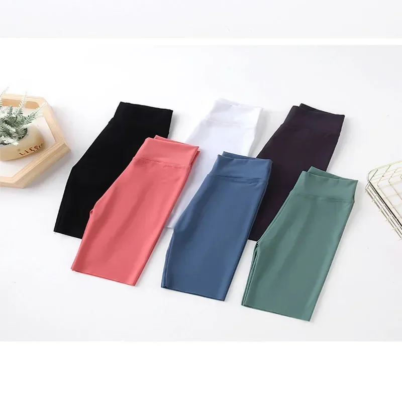 Kids Shorts Children's Shorts for Teenagers Bottom Leggings 3-12 Years Girls Knee Length Summer Candy Color Trousers