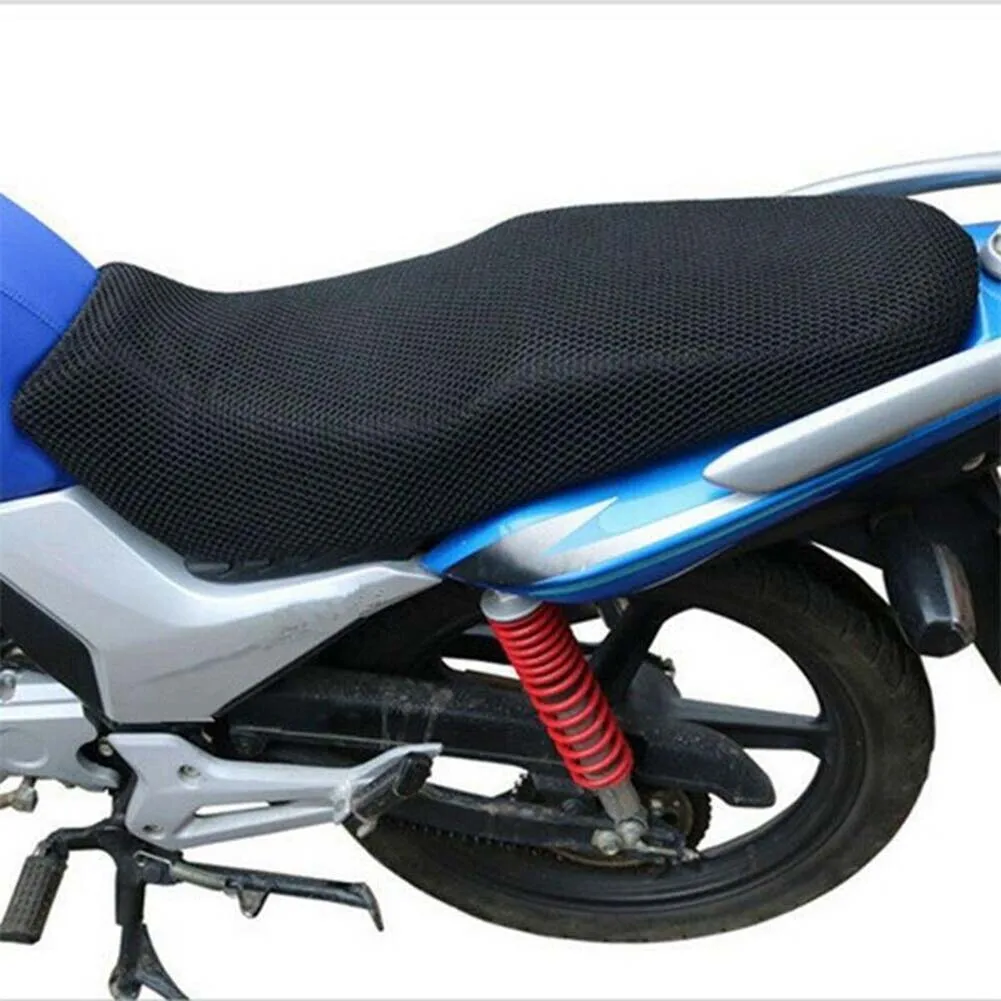 

Motorcycle Cushion Seat Cover 3D Mesh Protector Anti-Slip Cushion Mesh Net Breathable Mesh Seat Cover Motorcycle Accessories