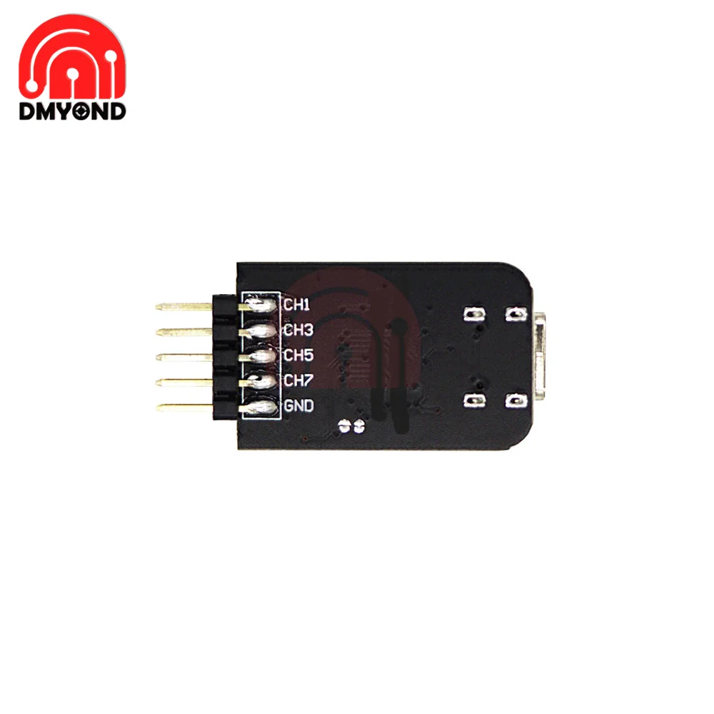 Mini Logic Analyzer Type-C InterfaceMCU ARM FPGA Debugging Tool 24m Sampling 8 Channels Analyzer Development Board Module 2