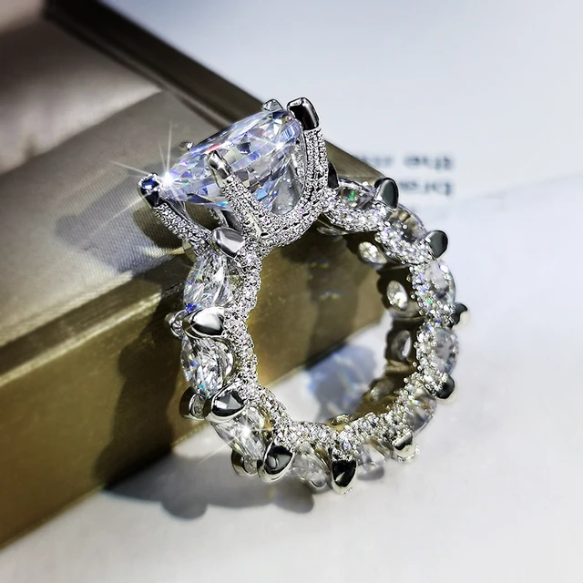 Rhodium Color 2016 Big Stone Latest Wedding Ring Diamond Elegant Ring  Designs - China Fashion Jewelry and Jewelry price | Made-in-China.com