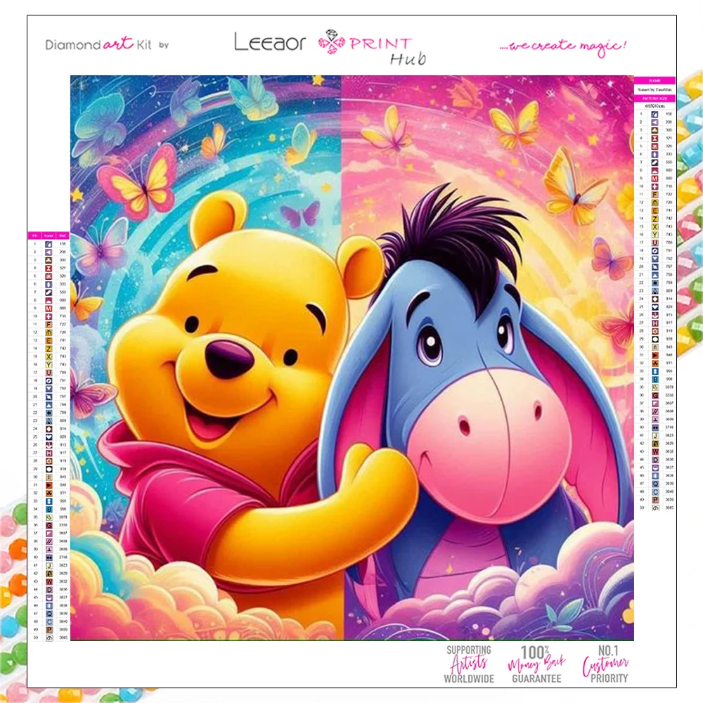 

Disney Diamond Painting Winnie The Pooh Full Diamond Mosaic 5d Diy Embroidery Cross Stitch Kit Furniture Decor Cartoon Art Gift