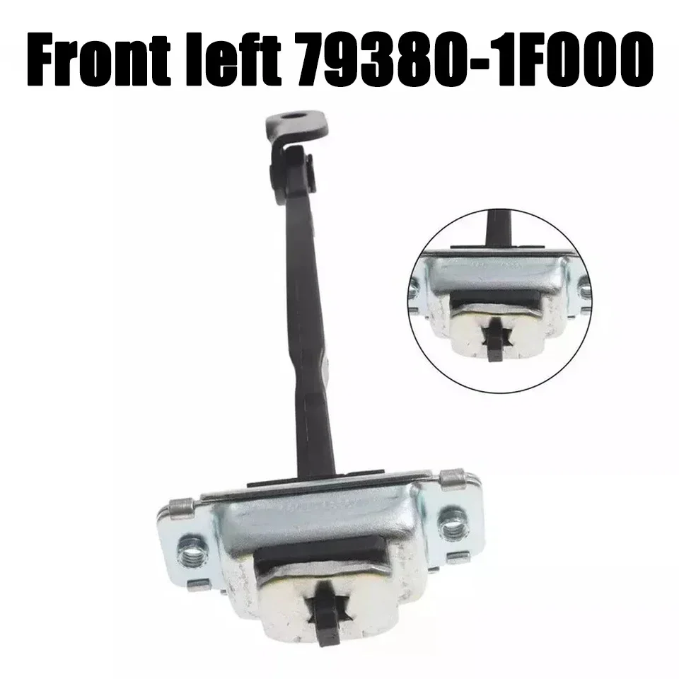 Door Check Stop Hinge Strap Limiter For Kia For Sportage 2005-2010 793901F000 Black&Silver Metal Good Replacement Easy Installation