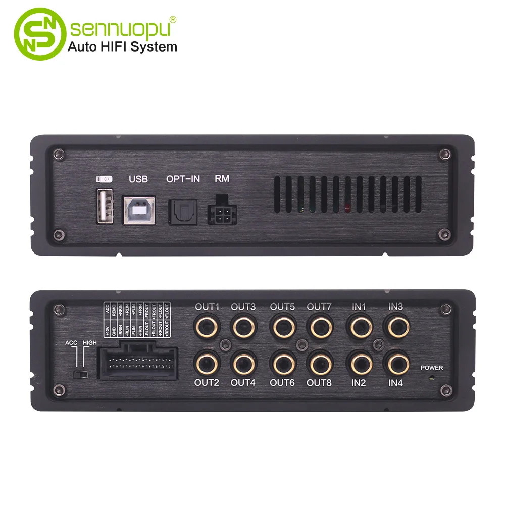 SONY デジタルサウンドプロセッサー Sennuopu-DSPカーアンプ,LCDリモコン,デジタルサウンド