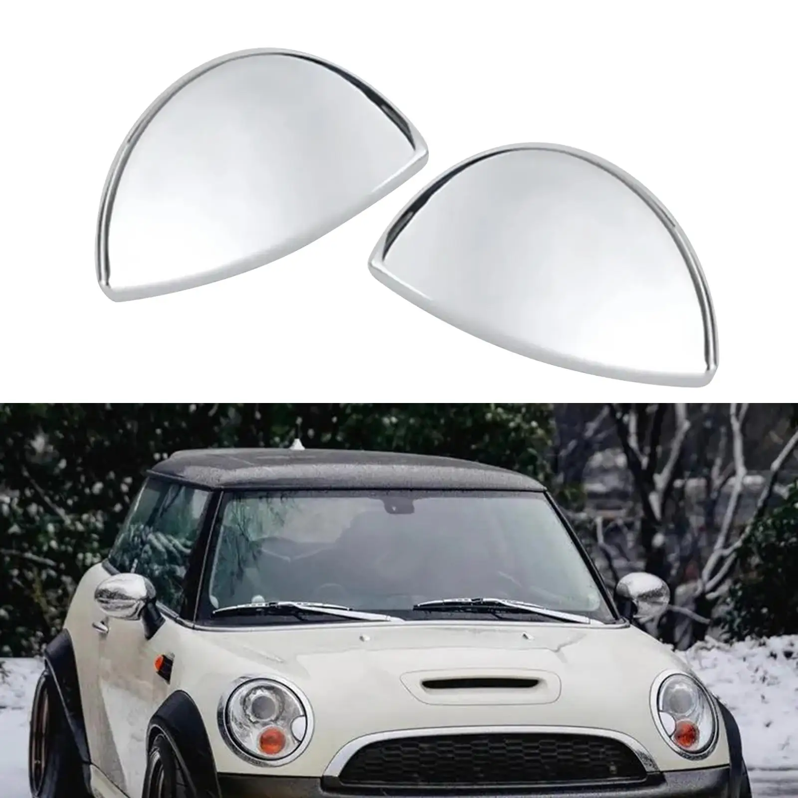 Front Bumper Headlight Washer Cover Nozzle Cap for BMW Mini Cabrio R57 Lci