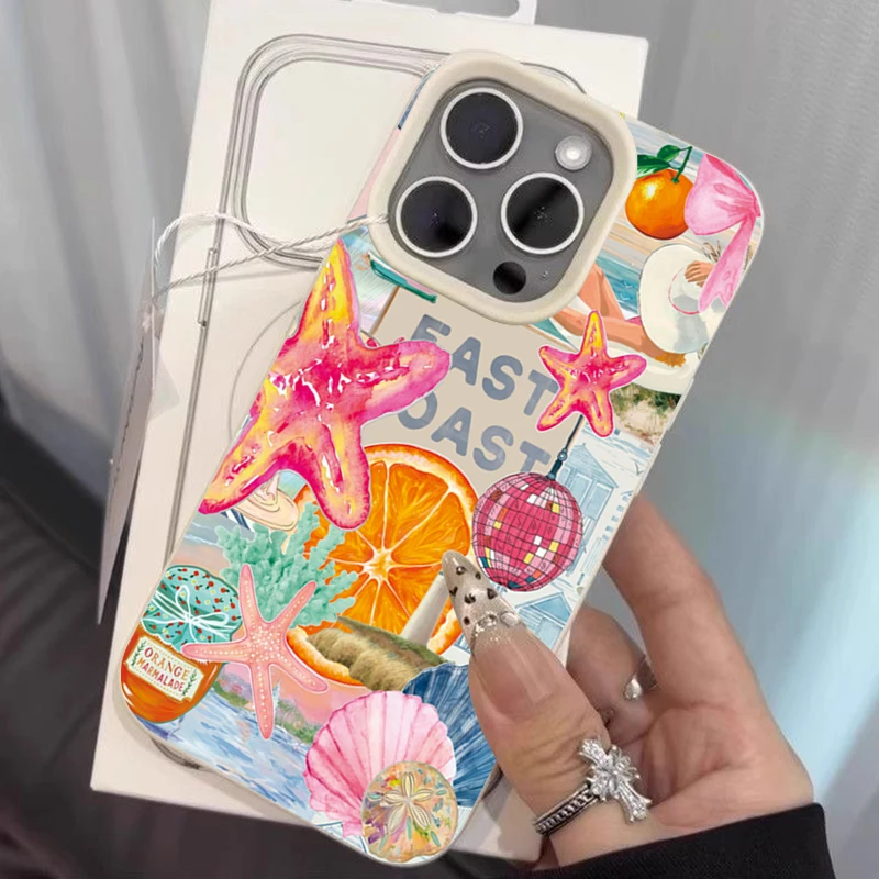 Summer Refreshing Fruit Patterns Shockproof Phone Case