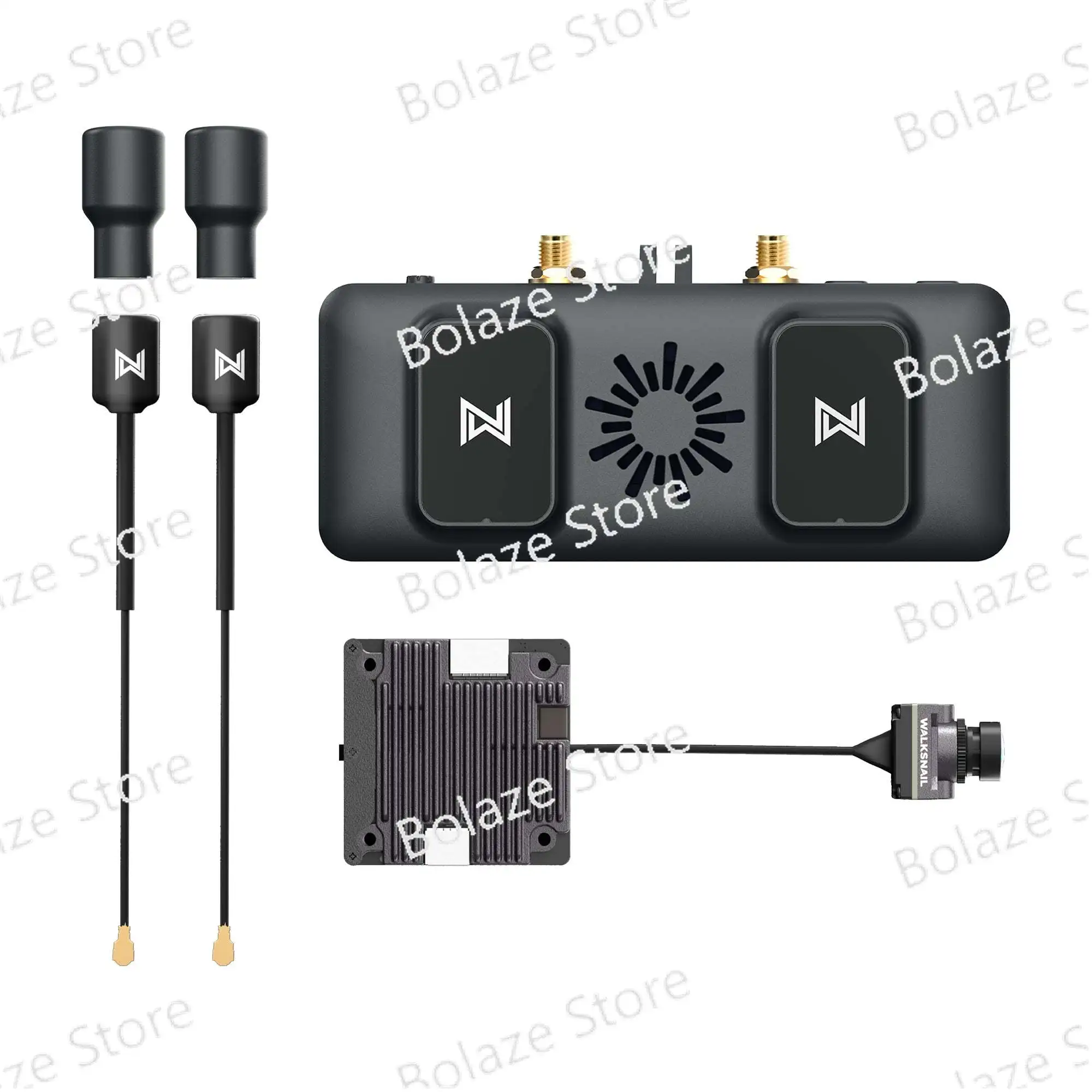 

Used for DIY Parts of FPV Free Drone, Walksnail Avatar VRX 1080P/60FPS 4KM Distance Version 1S High-definition Mini Kit