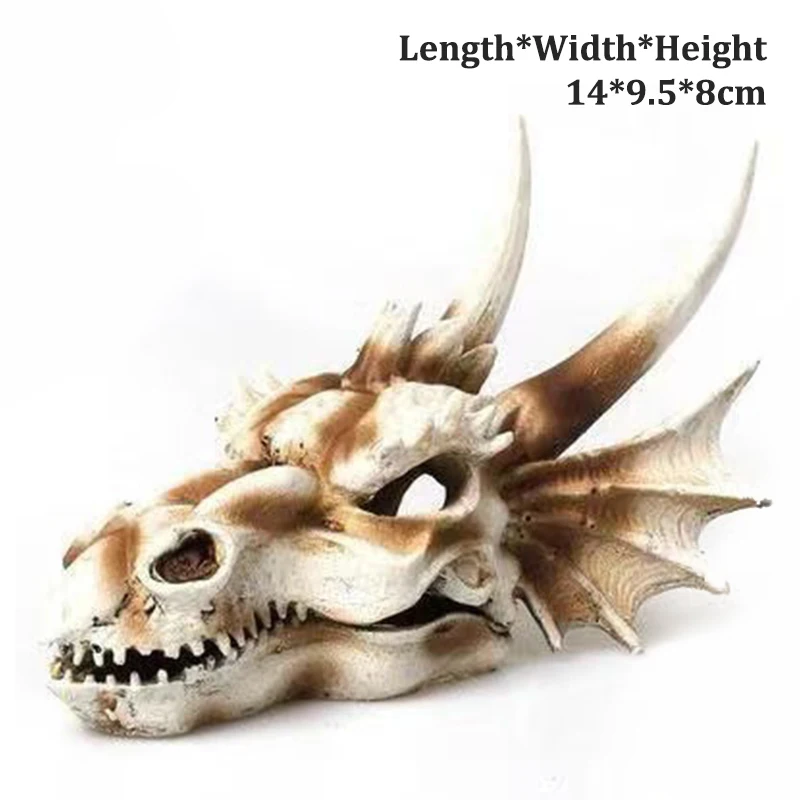 Title 2, Simulation Resin Animal Skull Ornament DIY Aqua...