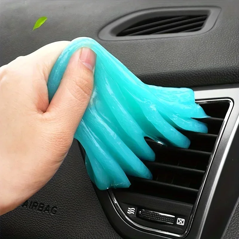 Car Cleaning Gel 2pcs Reusable Magic Air Outlet Dust Cleaner