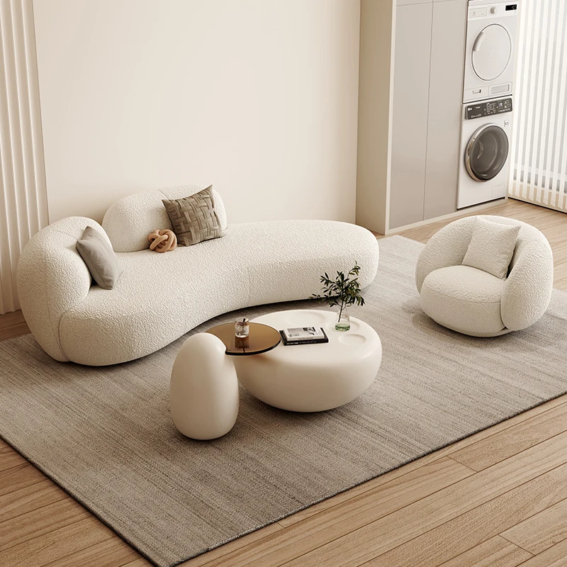 Lazy Luxury Living Room Sofas Modern Double Accent Lounge Sofas