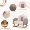 Rocking Toddle Sofa Chair for Nursery Kindergarten Playroom Bedroom - Gray 5