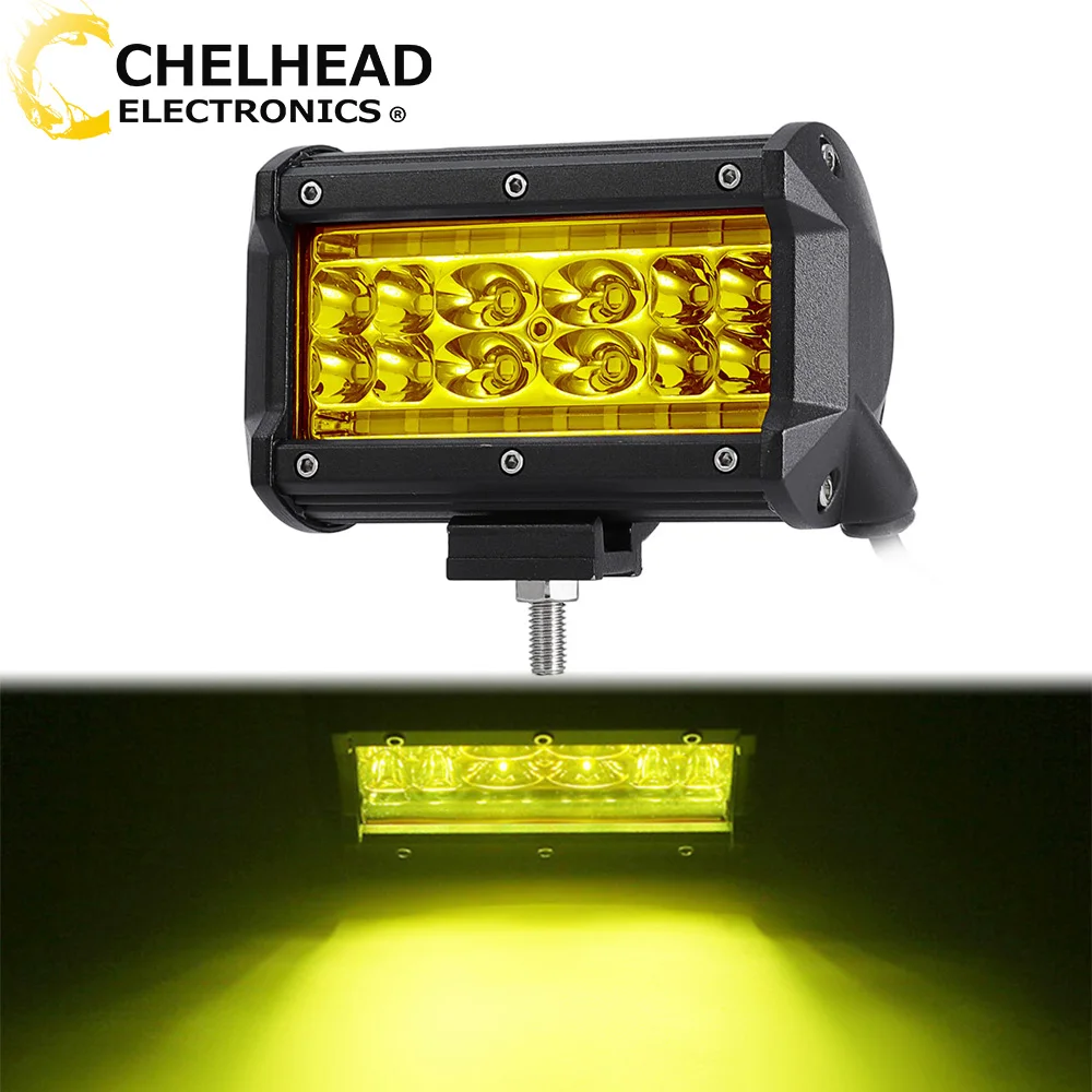 78W 5 ''Light Led Bar Worklight Fendinebbia Combo Beam 12V 24V Camping Car Truck Utv Off Road 4X4 Wheel Drive Running Lighting