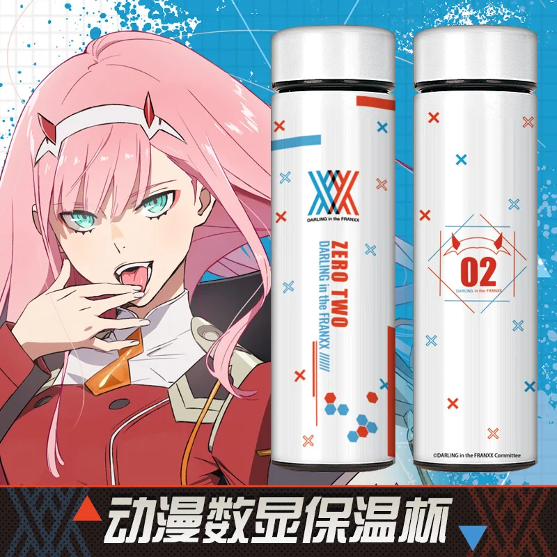 Anime DARLING in the FRANKXX Cosplay Stainless Steel Thermos Cup Vacuum Mug