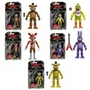 Five Nights Security Breach FNAF Game Action Figures Bear Midnight Harem Movable Joint Detachable Model Doll Toy Gift for Kids