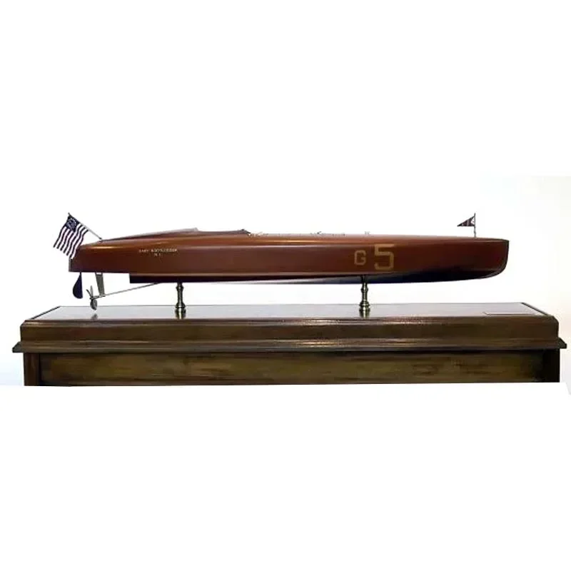 Wooden Ship Model Kit G5 900mm Handmade Wooden Boat Model Baby Bootlegger DIY Remote Control Ship Model  Speedboat Kit 5