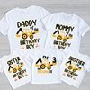 Construction Birthday Party Family Shirts Personalized T Shirts Boys Any Age Name My Kids Shirts T Shirts 1
