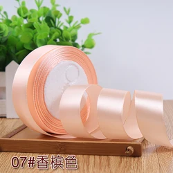 Dark Green Satin Ribbons for DIY Crafts and Elegant Gift Wrapping (Pink Champagne)