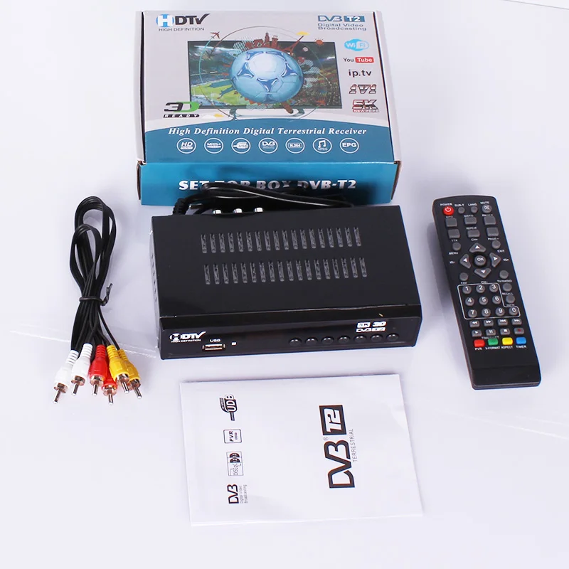 Separar Manchuria longitud HD Digital MPEG4 DVB T2 TV Receiver Support H.264 1080P Terrestrial  Receiver Support WIFI DVB-C TV Tuner DVB-T2 Set Top Box